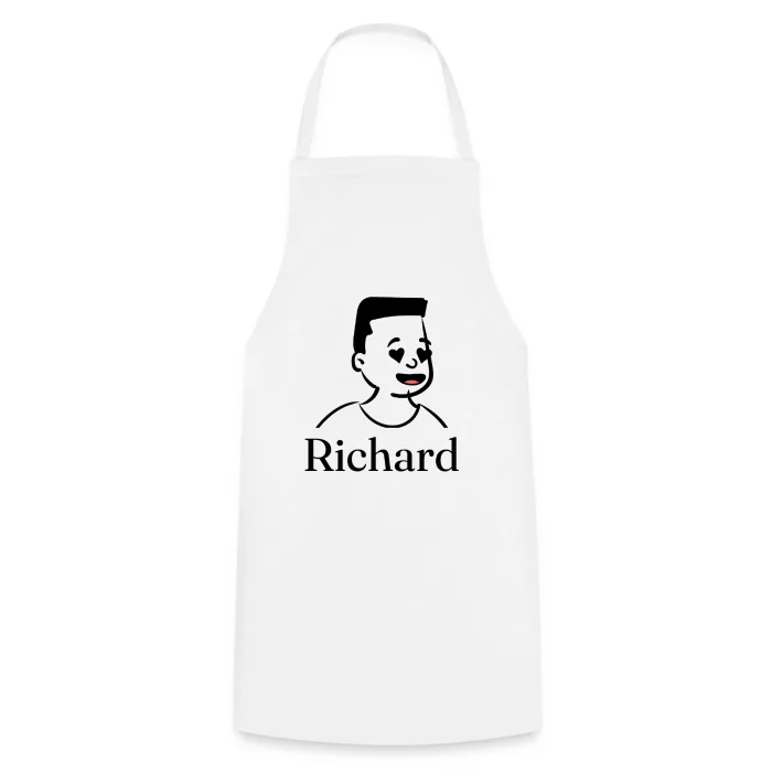 Tablier de cuisine personnalisé au prénom Richard