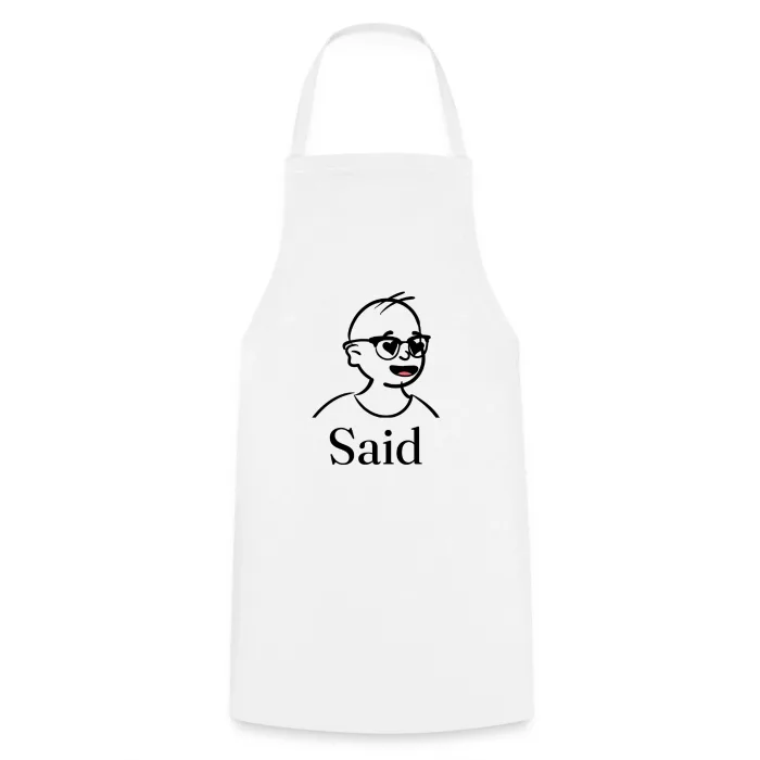 Tablier de cuisine personnalisé au prénom Said