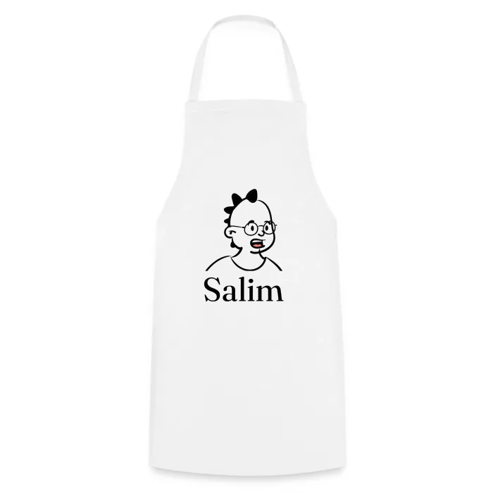 Tablier de cuisine personnalisé au prénom Salim