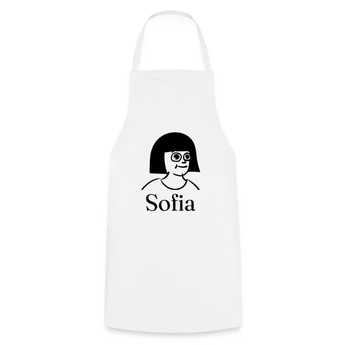 Tablier de cuisine personnalisé au prénom Sofia