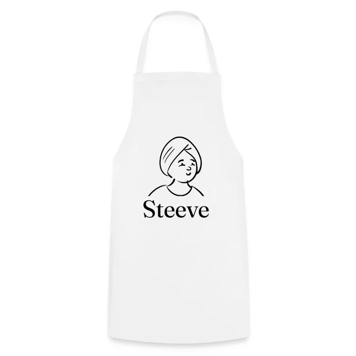 Tablier de cuisine personnalisé au prénom Steeve