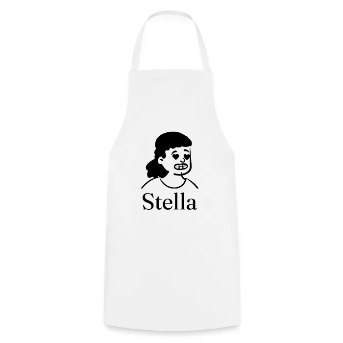 Tablier de cuisine personnalisé au prénom Stella