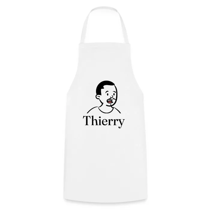 Tablier de cuisine personnalisé au prénom Thierry