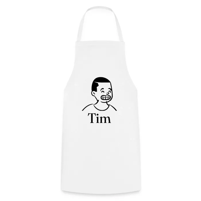 Tablier de cuisine personnalisé au prénom Tim