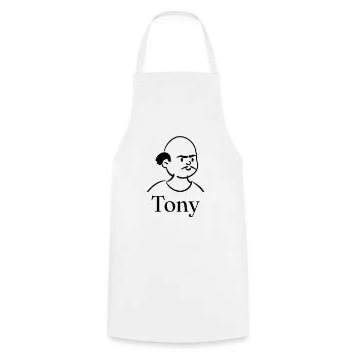 Tablier de cuisine personnalisé au prénom Tony
