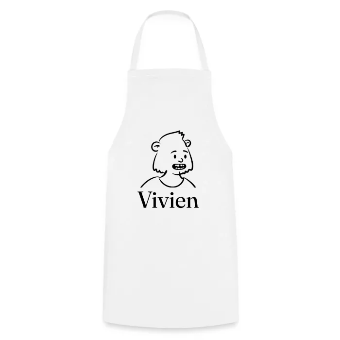 Tablier de cuisine personnalisé au prénom Vivien