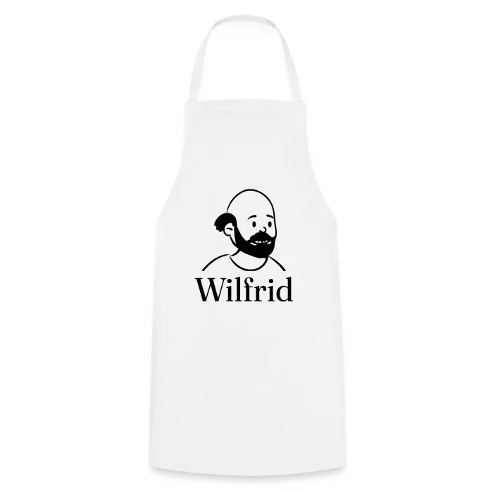 Tablier de cuisine personnalisé au prénom Wilfrid