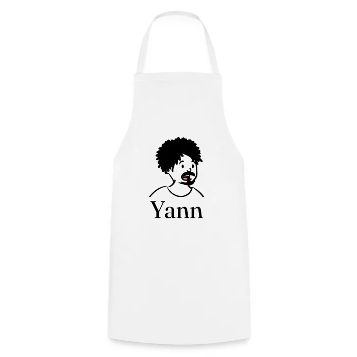 Tablier de cuisine personnalisé au prénom Yann