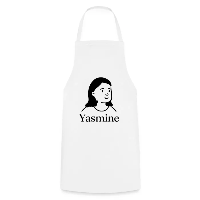 Tablier de cuisine personnalisé au prénom Yasmine