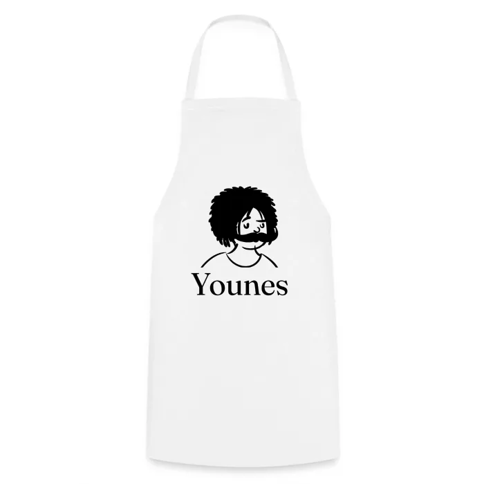 Tablier de cuisine personnalisé au prénom Younes