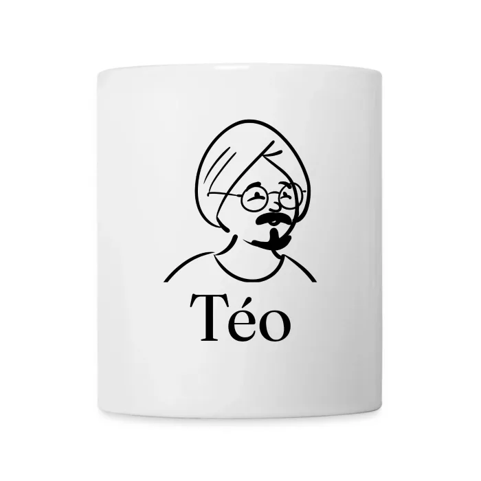 Mug personnalisé au prénom Téo