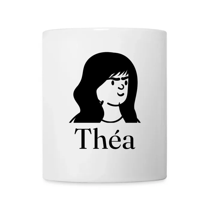Mug personnalisé au prénom Théa