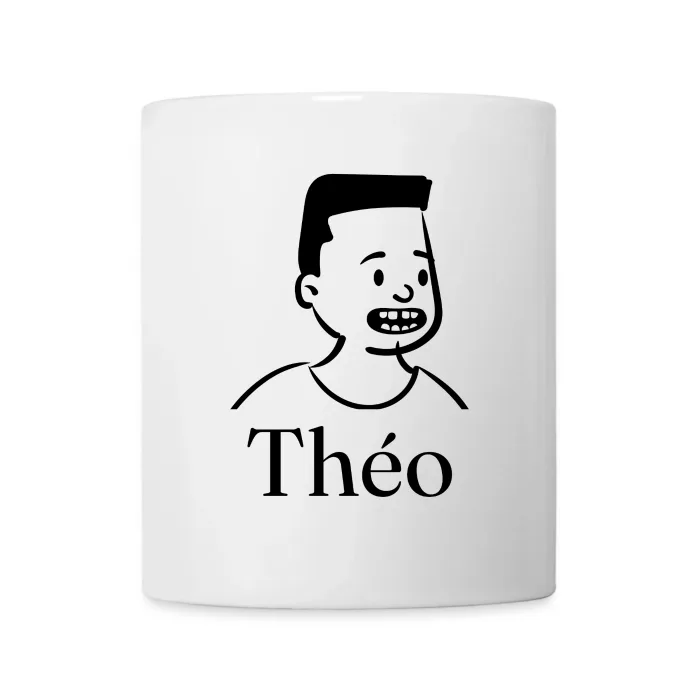 Mug personnalisé au prénom Théo