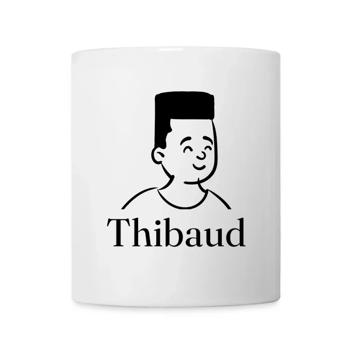 Mug personnalisé au prénom Thibaud