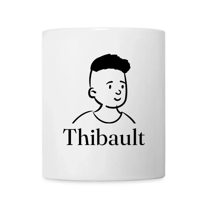 Mug personnalisé au prénom Thibault