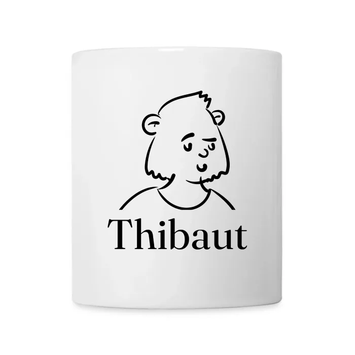 Mug personnalisé au prénom Thibaut