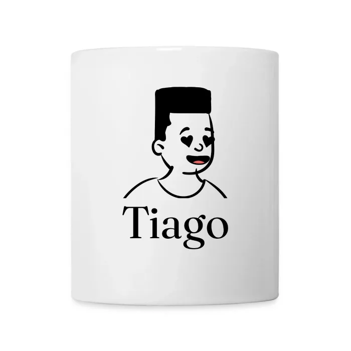 Mug personnalisé au prénom Tiago