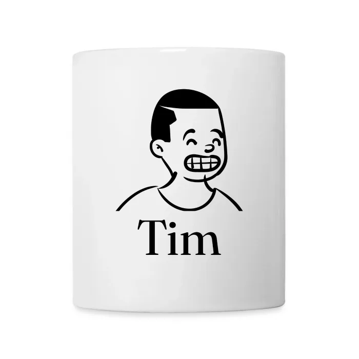 Mug personnalisé au prénom Tim