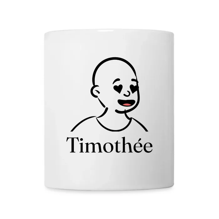 Mug personnalisé au prénom Timothée