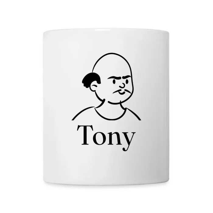 Mug personnalisé au prénom Tony