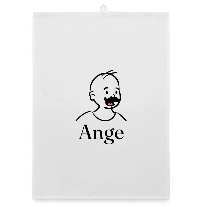 Torchon personnalisé au prénom Ange