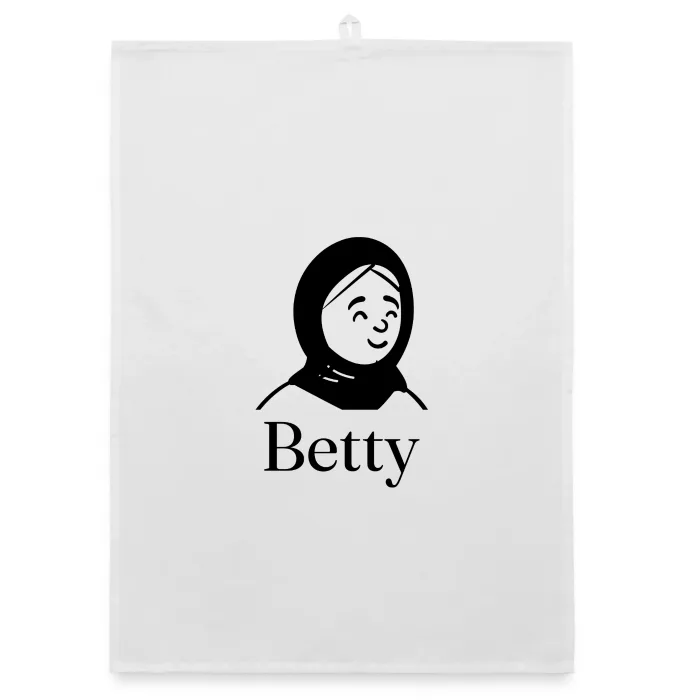 Torchon personnalisé au prénom Betty