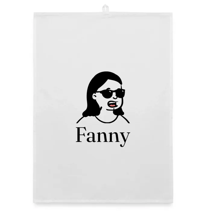 Torchon personnalisé au prénom Fanny