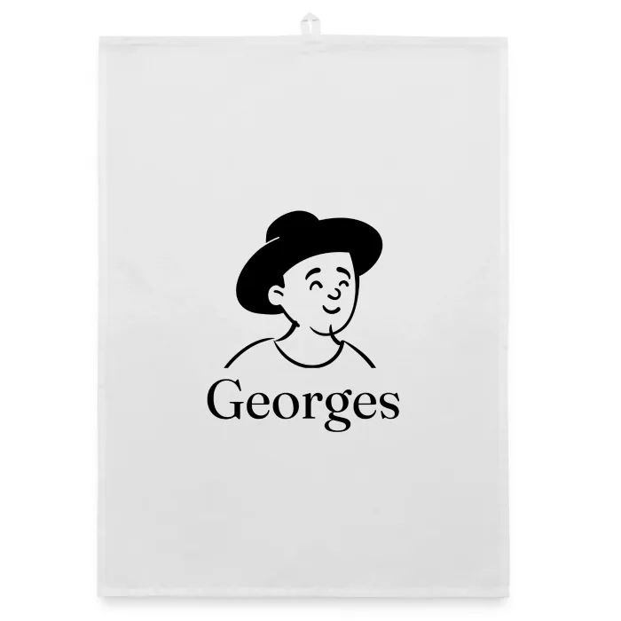 Torchon personnalisé au prénom Georges