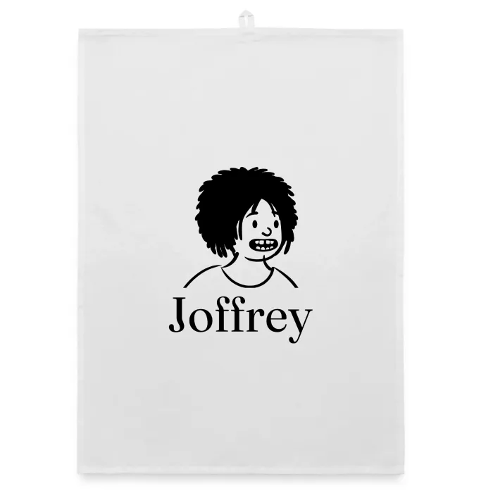 Torchon personnalisé au prénom Joffrey