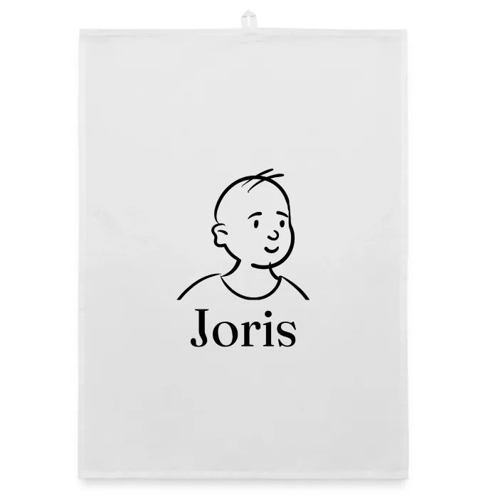 Torchon personnalisé au prénom Joris