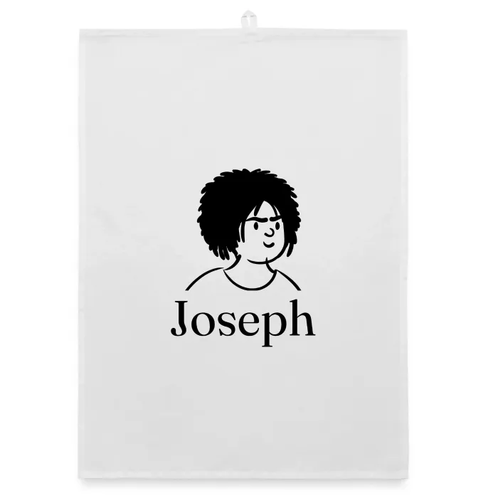 Torchon personnalisé au prénom Joseph