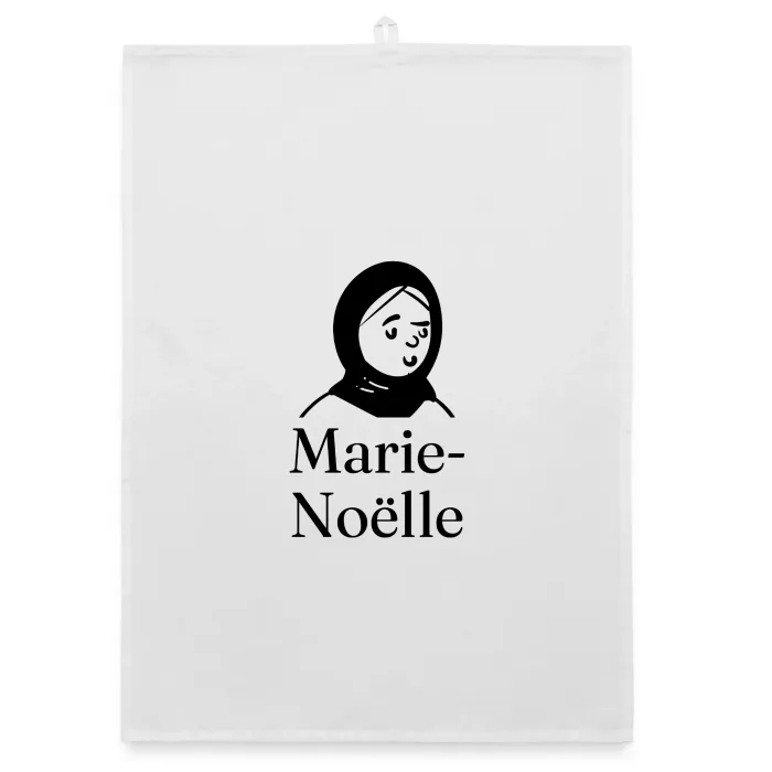 Torchon personnalisé au prénom Marie-Noëlle