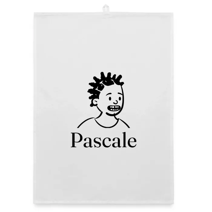 Torchon personnalisé au prénom Pascale