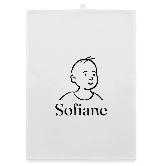 Torchon personnalisé au prénom Sofiane