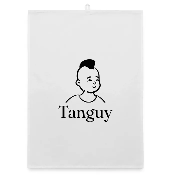 Torchon personnalisé au prénom Tanguy