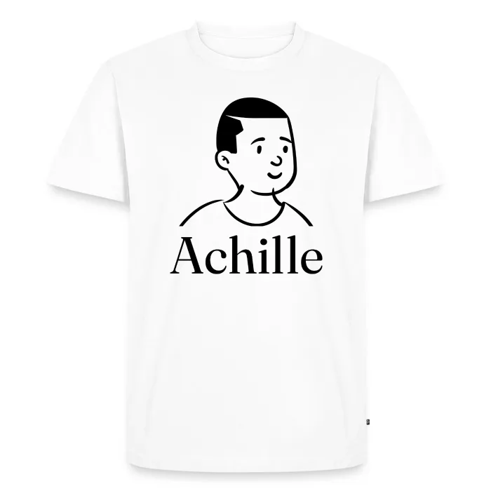 T-shirt personnalisé au prénom Achille