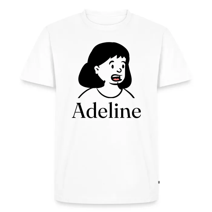 T-shirt personnalisé au prénom Adeline