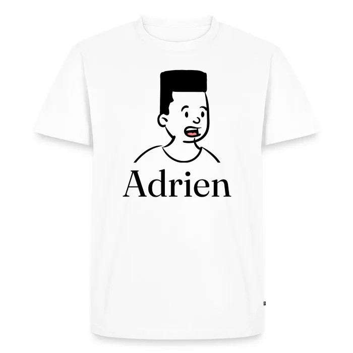 T-shirt personnalisé au prénom Adrien