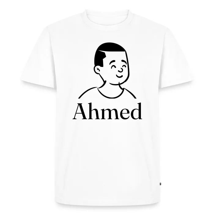 T-shirt personnalisé au prénom Ahmed
