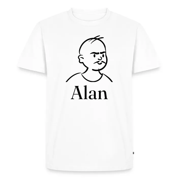 T-shirt personnalisé au prénom Alan