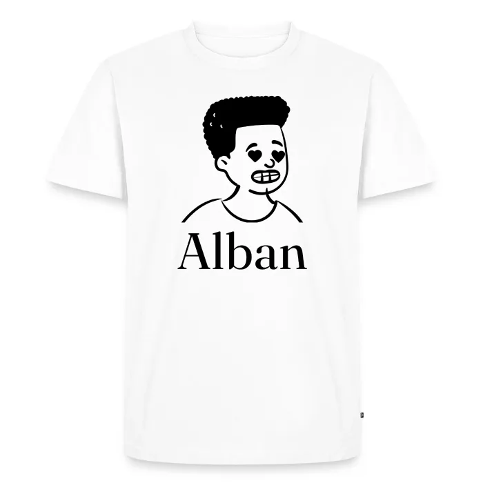 T-shirt personnalisé au prénom Alban