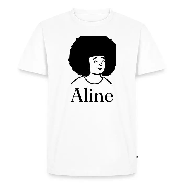 T-shirt personnalisé au prénom Aline
