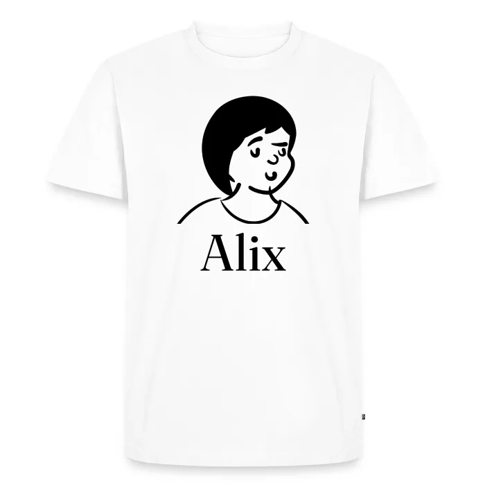 T-shirt personnalisé au prénom Alix