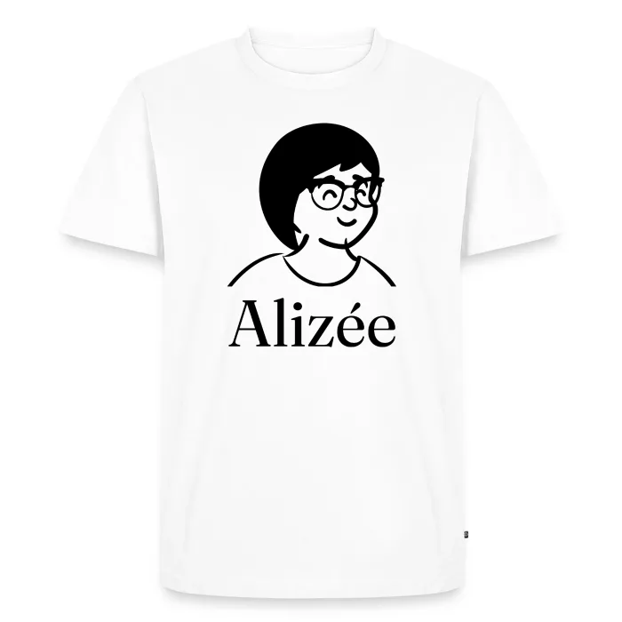 T-shirt personnalisé au prénom Alizée