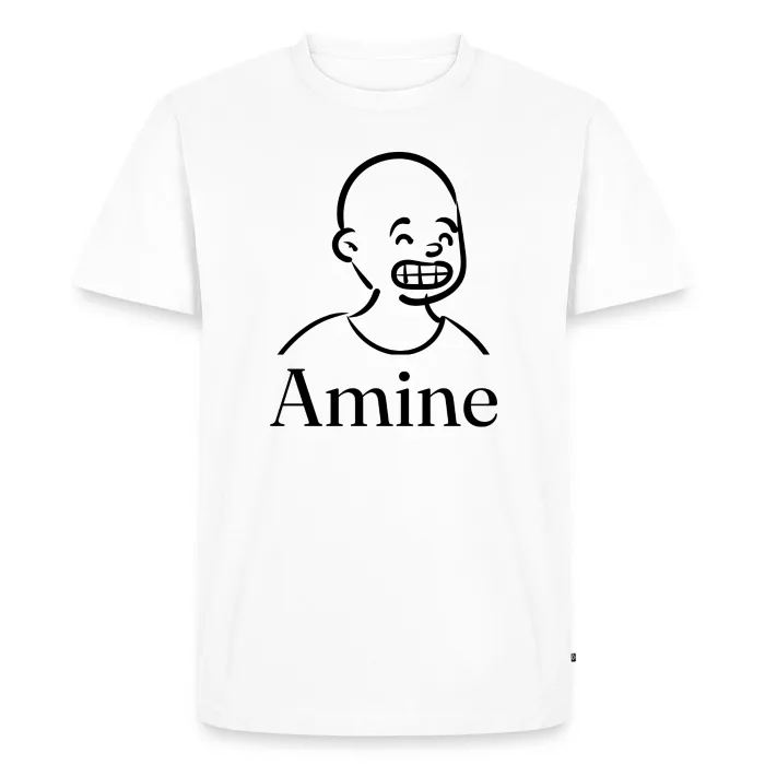 T-shirt personnalisé au prénom Amine