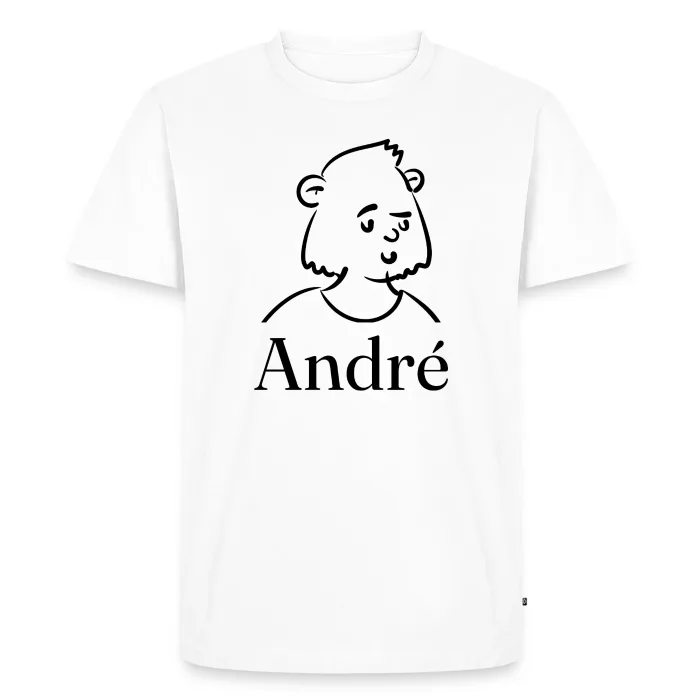 T-shirt personnalisé au prénom André