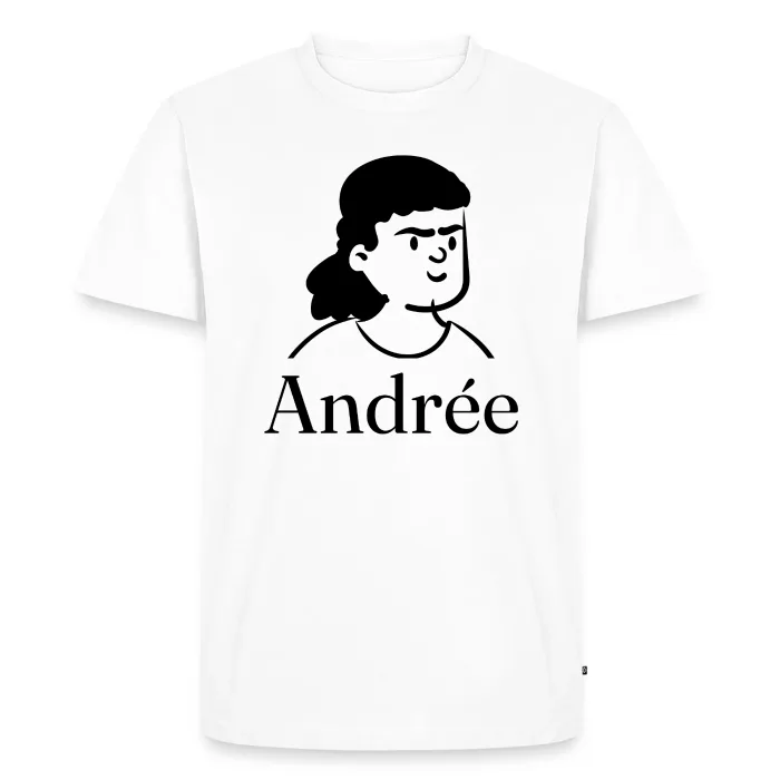 T-shirt personnalisé au prénom Andrée