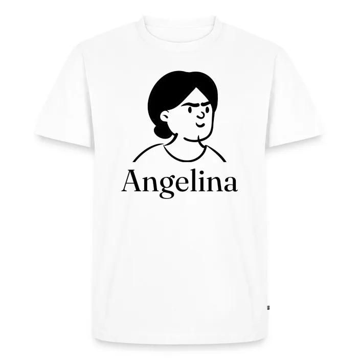 T-shirt personnalisé au prénom Angelina