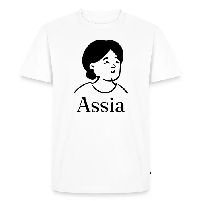 T-shirt personnalisé au prénom Assia