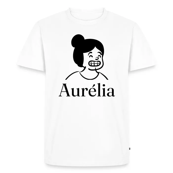 T-shirt personnalisé au prénom Aurélia